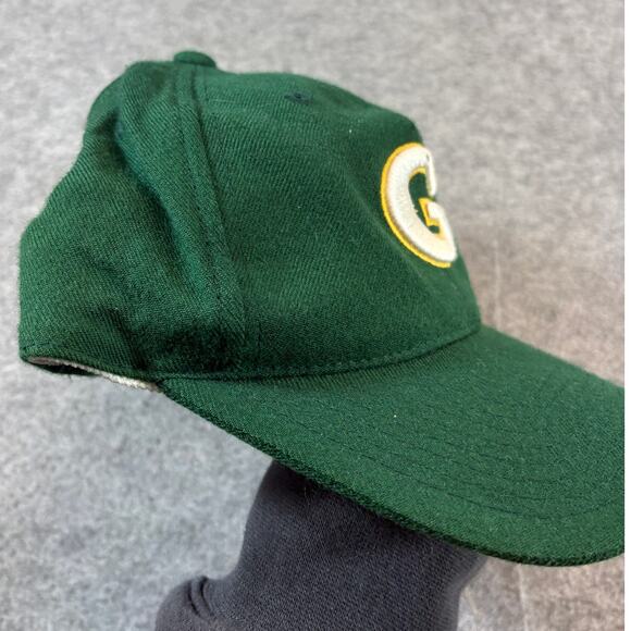 VINTAGE Nike Green Bay Packers NFL Hat Cap Mens Fitted Size 7 1/8 Green Sports - Picture 2 of 6